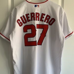 Vintage Rare Vladimir Guerrero Sr. California Angels Majestic Jersey